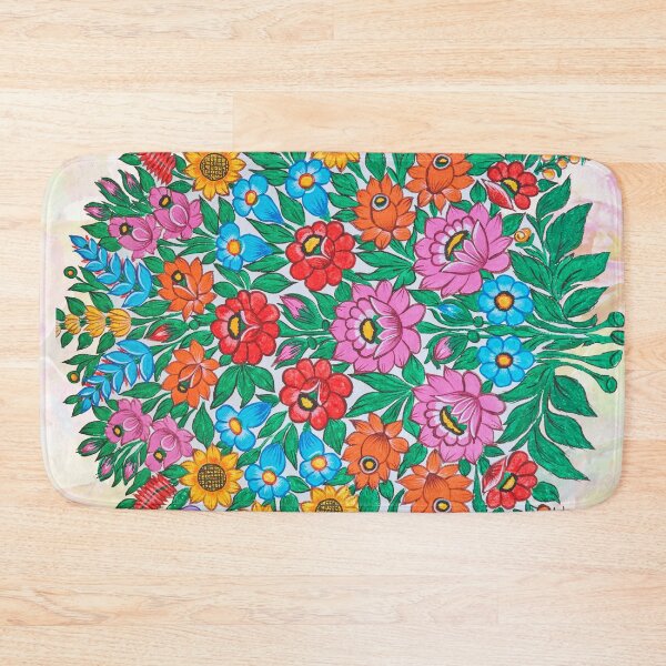 Item preview, Zalipie Poland folk mural painting artwork (2) designed and sold by folkyouall.