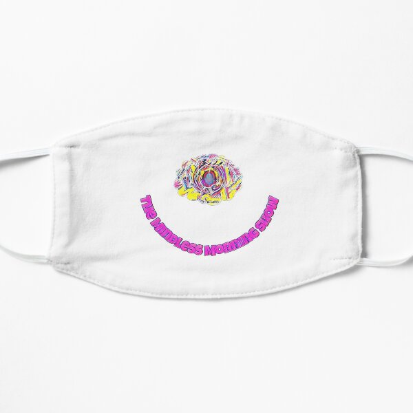 Mindless Morning Show Smile Mask Pink Flat Mask