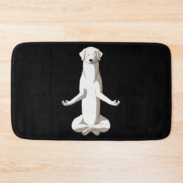 Item preview, Meditating Kuvasz Dog designed and sold by alwe-designs.