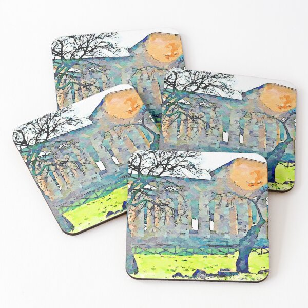 Item preview, Paestum: trees and temple designed and sold by Giuseppe Cocco.