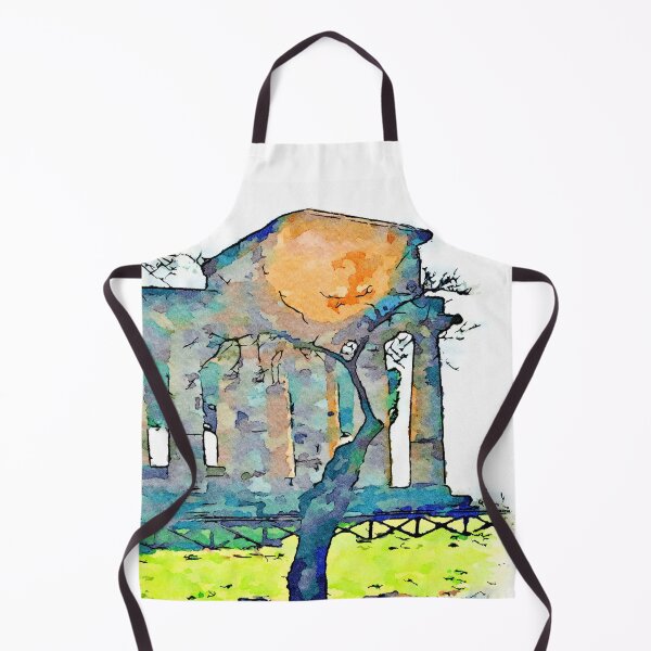 Item preview, Paestum: trees and temple designed and sold by Giuseppe Cocco.