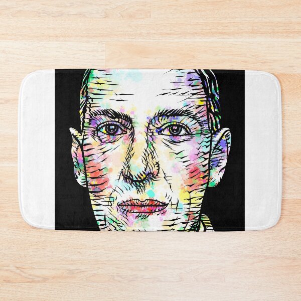 Item preview, H. P. LOVECRAFT watercolor and ink portrait designed and sold by lautir.