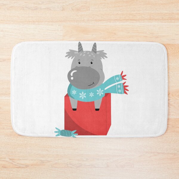 Item preview, Cute Christmas Cow Gift Box | Holiday Animals Winter designed and sold by SLAG-Creative.