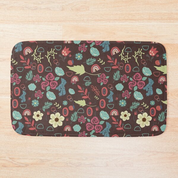 Item preview, Lovely Autumn (Fall) Elements on Dark Background with Roses designed and sold by Gifty-Designs.