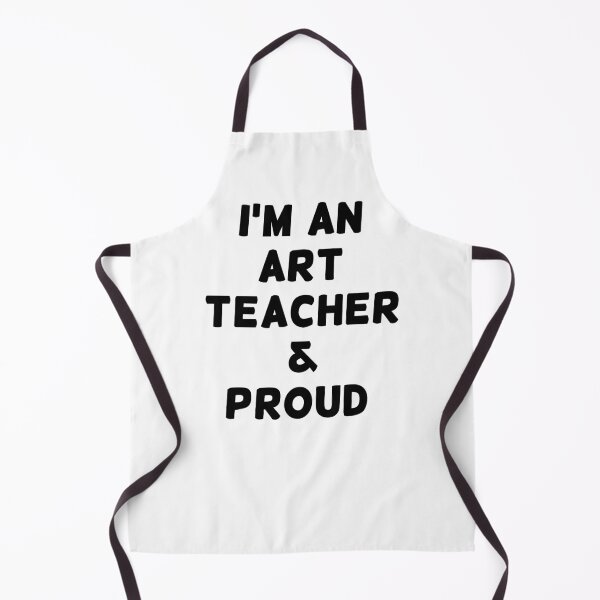 Item preview, I'M AN ART TEACHER & PROUD - Black Writing designed and sold by akaiawa.