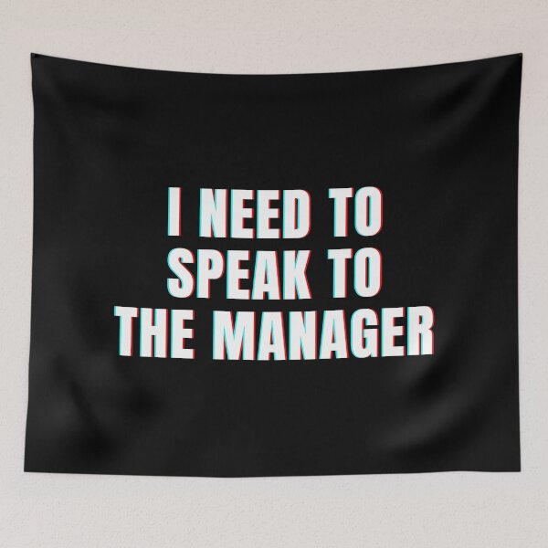 Item preview, I need to speak to the manager designed and sold by Statim.