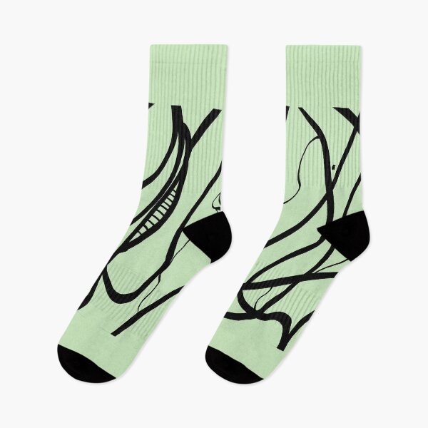 Item preview, Mint and black abstract designed and sold by Bentley Davis.