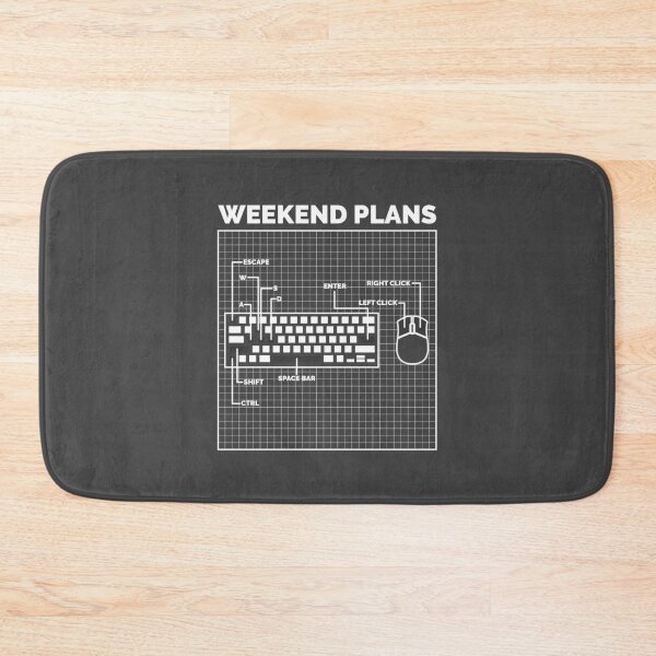 Item preview, WEEKEND PLAN FOR GAMER, FUNNY GAMER GIFT designed and sold by TheFirstOne.