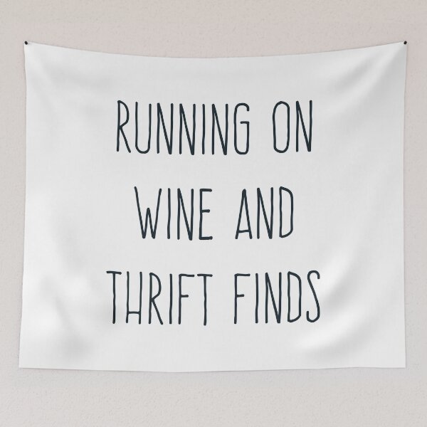Item preview, Running on Wine and Thrift Finds Online Seller designed and sold by wugnia.