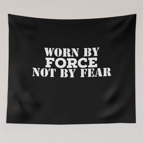 Item preview, Worn By Force Not By Fear designed and sold by evokearo.