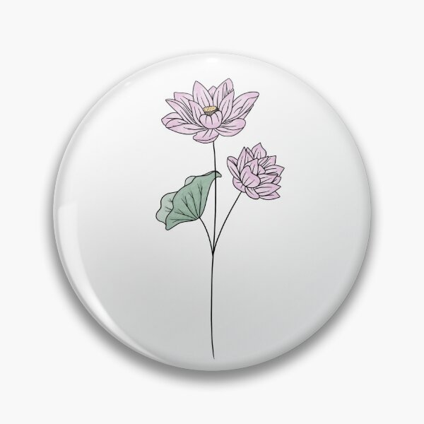 Item preview, July Birth Month Flower | Lotus | Color designed and sold by ekwdesigns.
