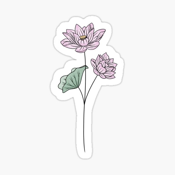 Birth Flower Stickers - Roots & Rain Designs