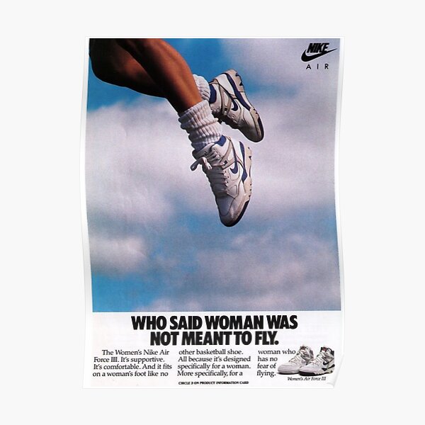 who said woman was not meant to fly Poster