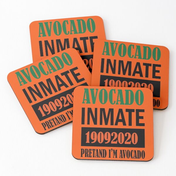 Item preview, Avocado Quarantine inmate -pretend i'm avocado designed and sold by YAHIA-14.