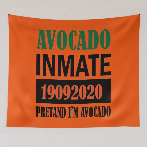 Item preview, Avocado Quarantine inmate -pretend i'm avocado designed and sold by YAHIA-14.
