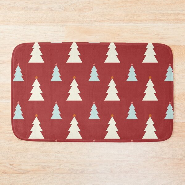 Item preview, Red Christmas Tree Holiday Pattern designed and sold by ForFunDesigns.