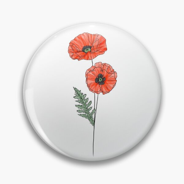 Item preview, August Birth Month Flower | Poppy | Color designed and sold by ekwdesigns.