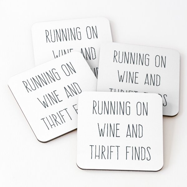 Item preview, Running on Wine and Thrift Finds Online Seller designed and sold by wugnia.
