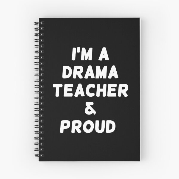 Item preview, I'M A DRAMA TEACHER & PROUD - White Writing designed and sold by akaiawa.