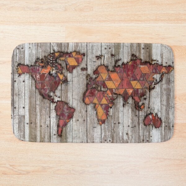 Item preview, Abstract Natural Skin World Map designed and sold by Diego Tirigall.