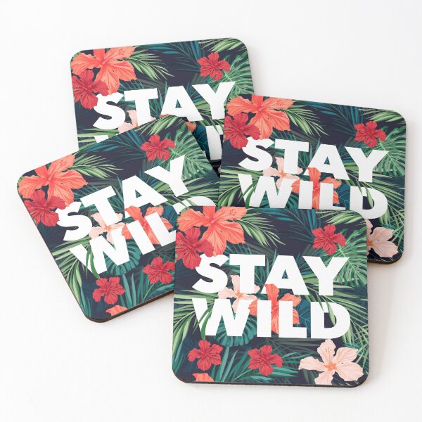 Item preview, Stay Wild Tropical Print designed and sold by kwillhoite.