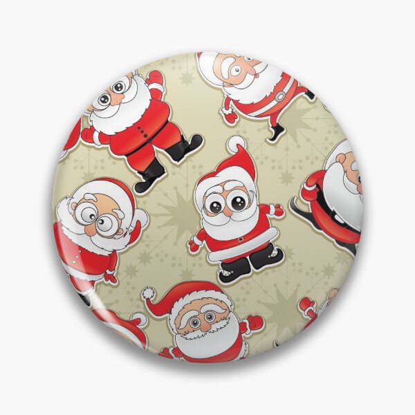 Item preview, Cute Funny Christmas Santa Pattern designed and sold by ForFunDesigns.