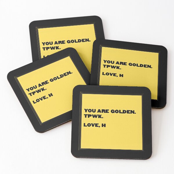 Item preview, YOU ARE GOLDEN. TPWK. LOVE, H designed and sold by kissyhan.