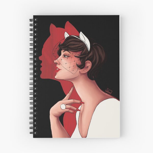 Item preview, Cat woman - Black White and Red  designed and sold by ShaniGrim.