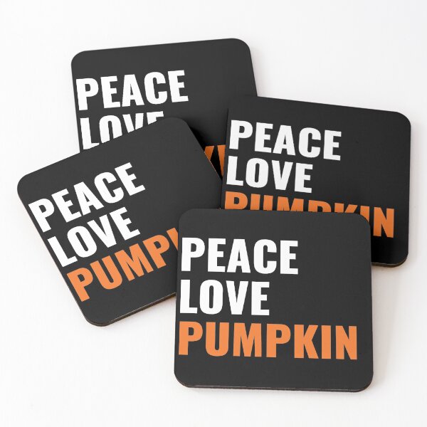 Item preview, Peace Love Pumpkin (White) designed and sold by Zerasu.