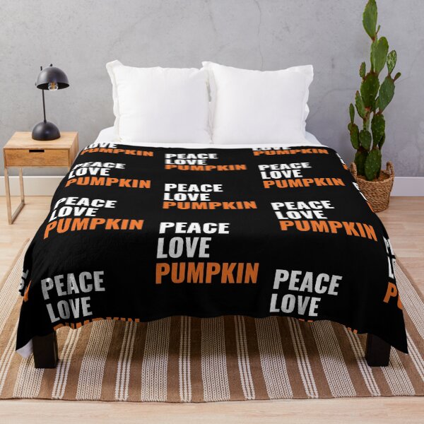 Item preview, Peace Love Pumpkin (White) designed and sold by Zerasu.