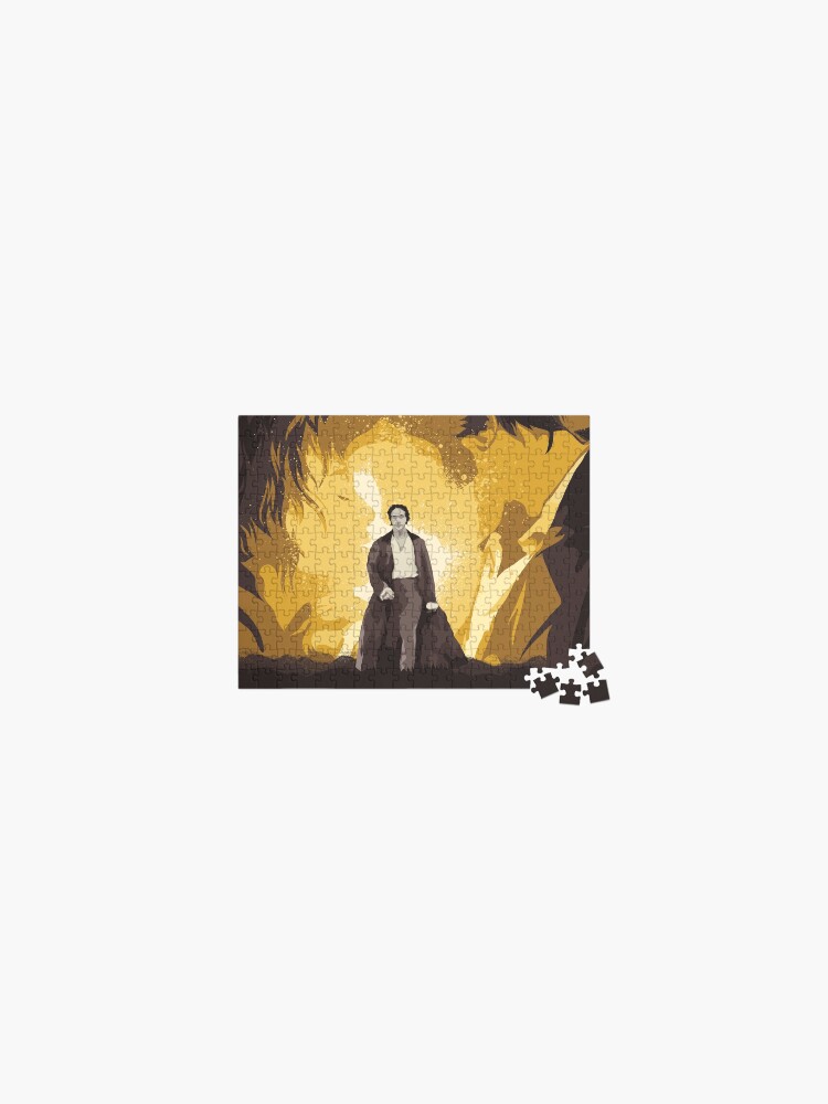 Thumbnail 1 of 2, Jigsaw Puzzle, Mr. Darcy Tugging On Heartstrings designed and sold by polliadesign.