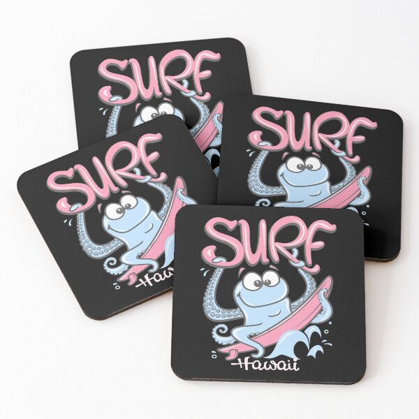 Item preview, Hawaii Funny Octopus Surf designed and sold by Qudkin.