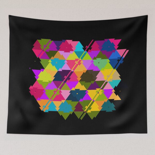 Item preview, Cool Colored triangles art designed and sold by AYACHI90.