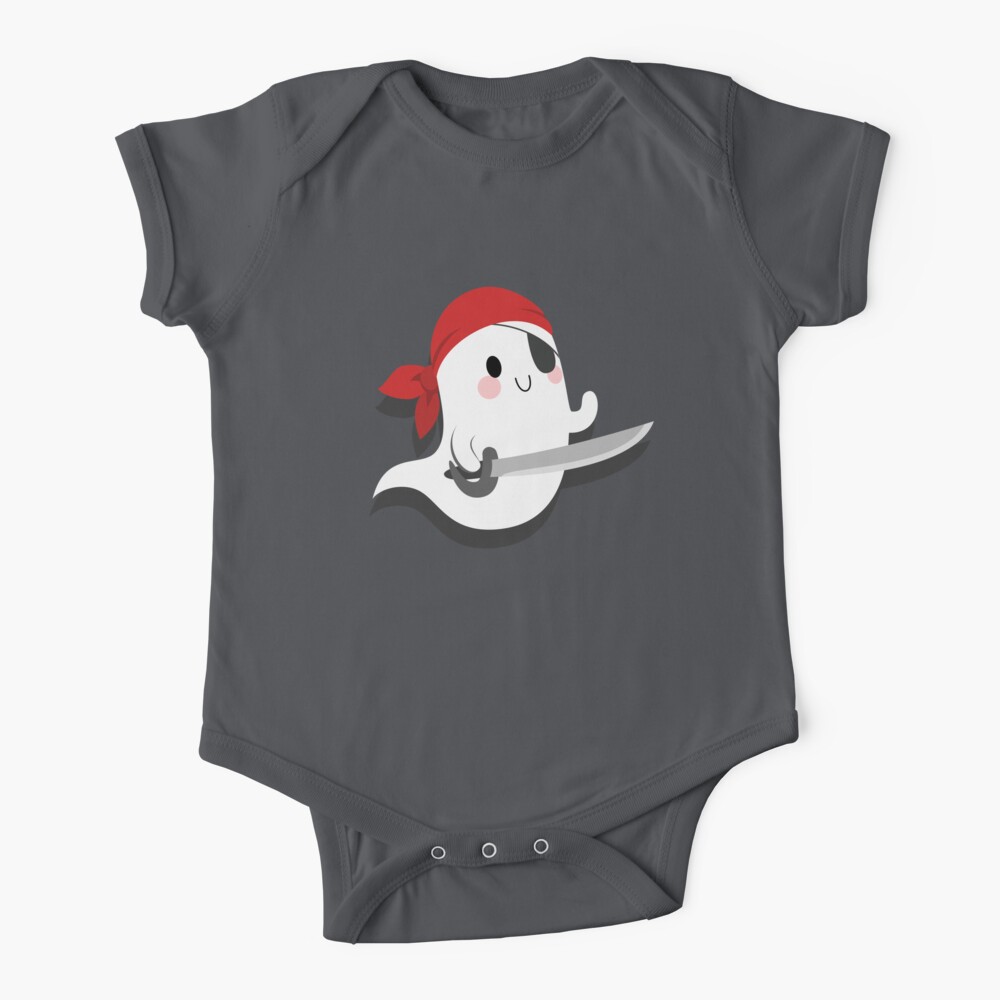 Friendly Pirate Ghost Baby One-Piece