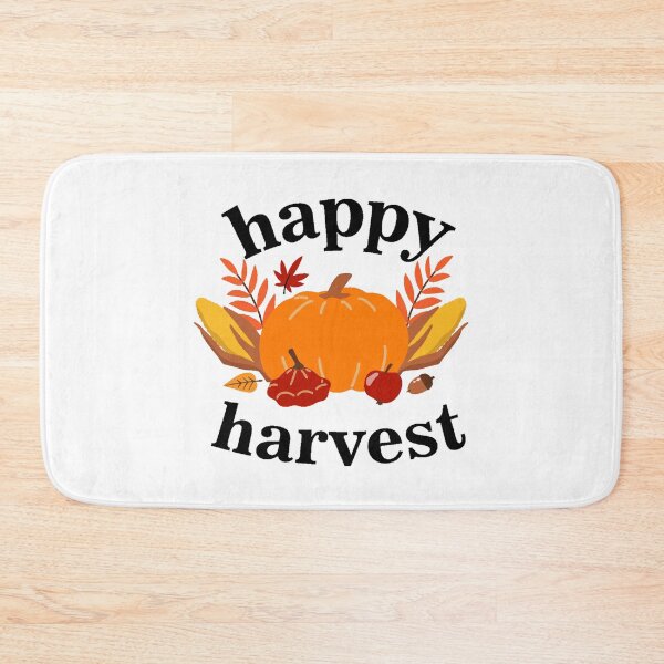 CELEBRATE FALL TOGETHER HAPPY HARVEST BATH RUG 