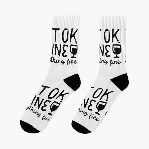Item preview, Tik Tok And Wine And Everything Fine designed and sold by m95sim.