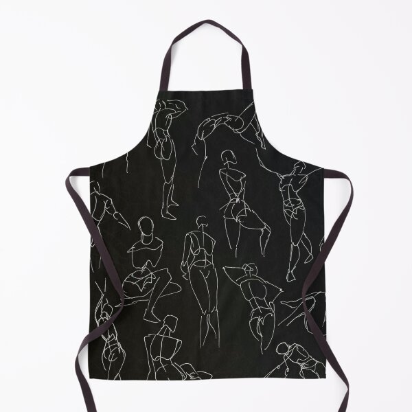 Item preview, Black and White Movement Study Sketch Pattern designed and sold by GingerEccentric.