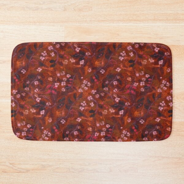 Item preview, Autumn Flowers, Floral Pattern, Felted Wool Texture designed and sold by Julia Khoroshikh.