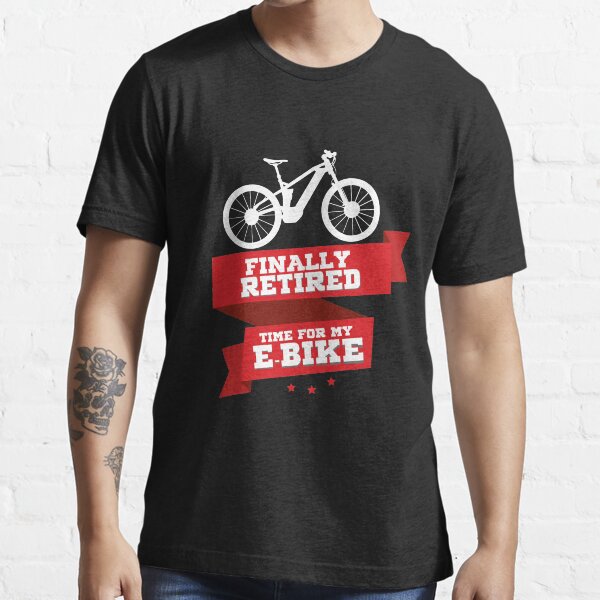 Rentner Rente E-bike Elektrofahrrad Ruhestand Essential T-Shirt