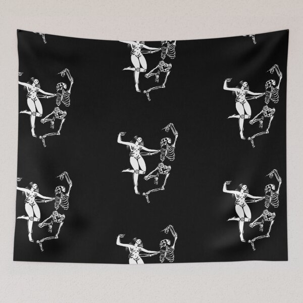 Item preview, "dancing with my dark" viby illustration designed and sold by loumynouART.
