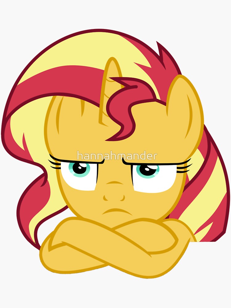 Rainbow Rocks Sunset Shimmer Sticker for Sale by hannahmander