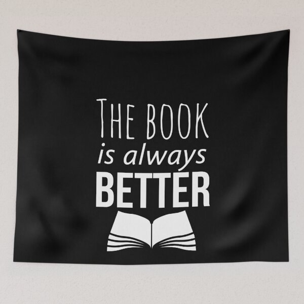 Item preview, The Book Is Always Better designed and sold by evokearo.