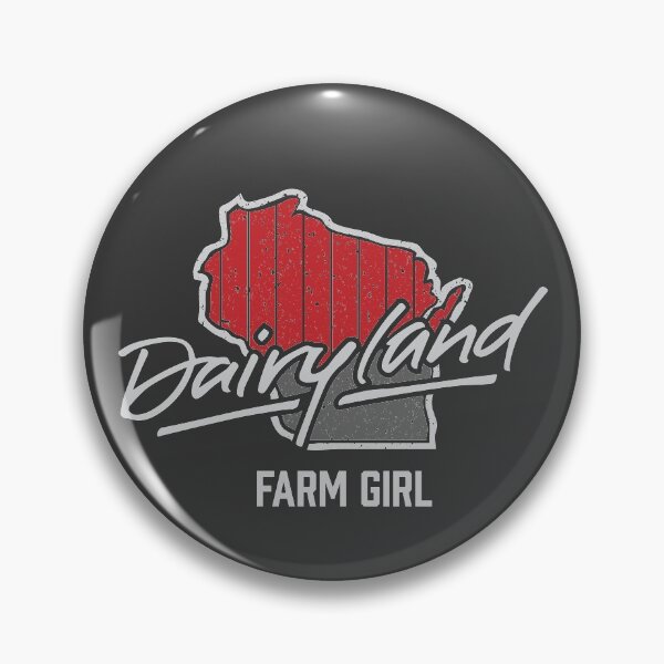 Item preview, Dairyland Wisconsin Handwritten Barn Boards Outline Farm Girl designed and sold by gstrehlow2011.