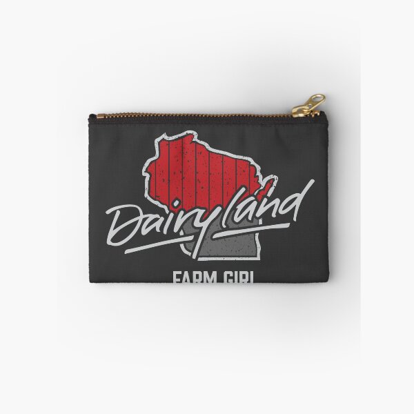 Item preview, Dairyland Wisconsin Handwritten Barn Boards Outline Farm Girl designed and sold by gstrehlow2011.
