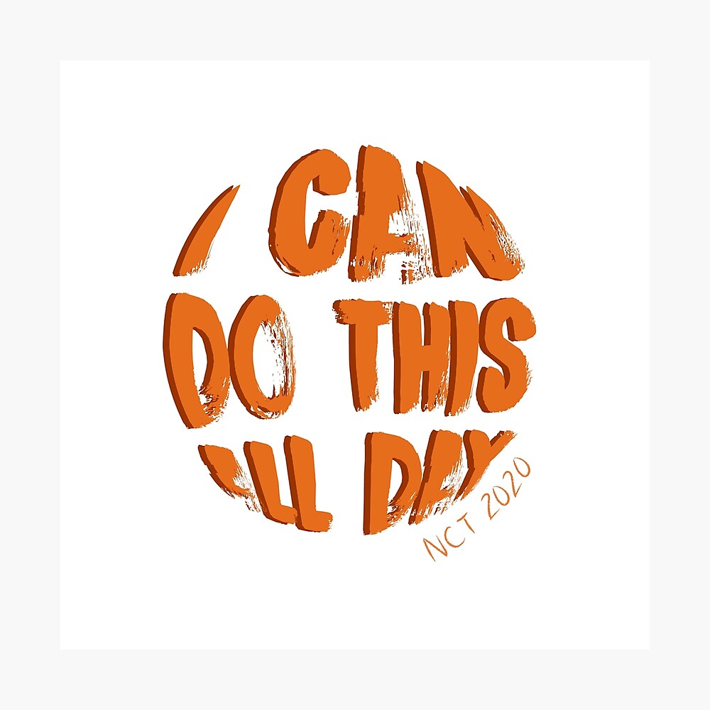 Nct Make A Wish Lyrics Orange Poster By Emseyreid Redbubble