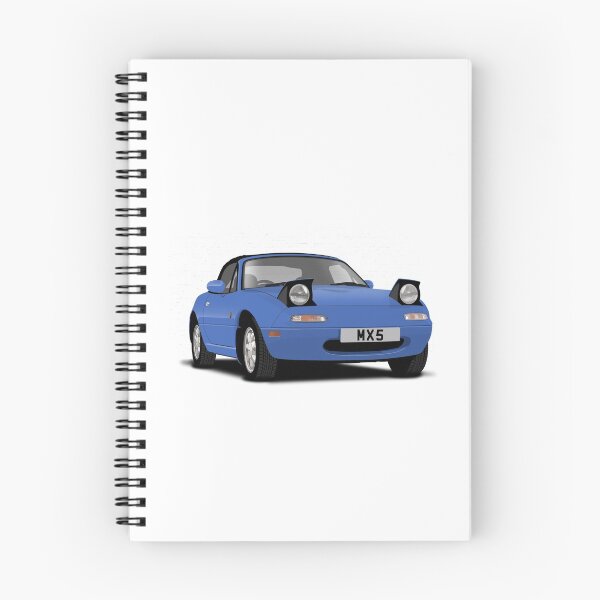 Artikelvorschau, Mazda MX5 Eunos Blue Roadster entworfen und verkauft von Hamilton illustrations.