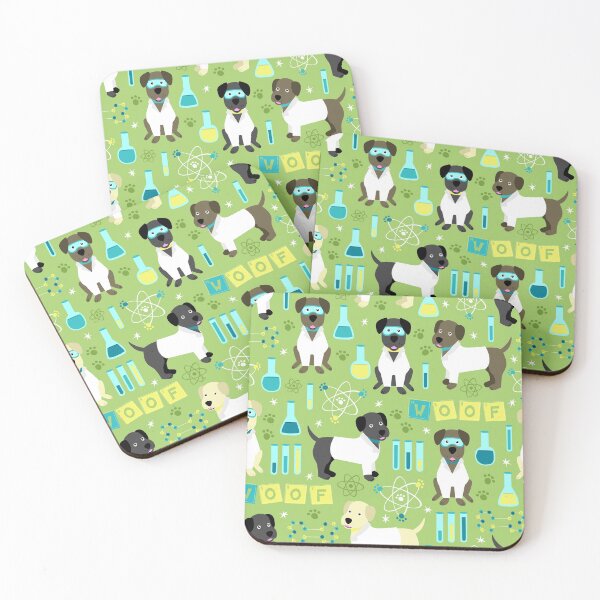 Lab Assistants Coasters (Set of 4)