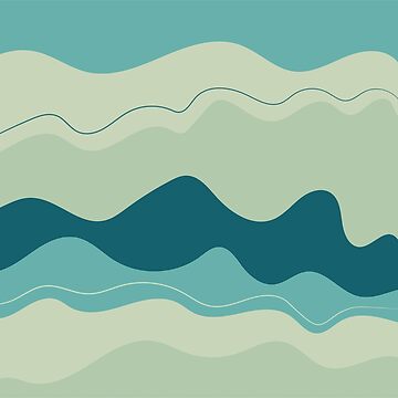 pattern design decor ideas inspiration waves minimalist aesthetic