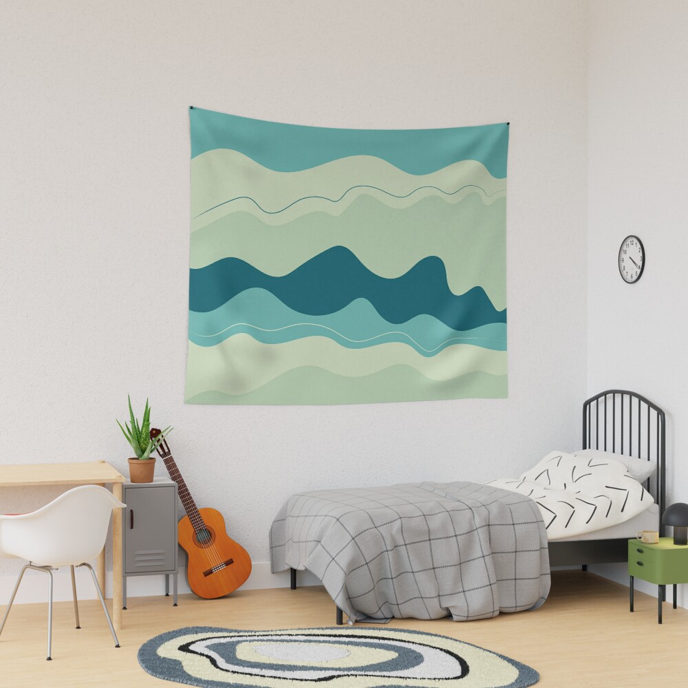 pattern design decor ideas inspiration waves minimalist aesthetic