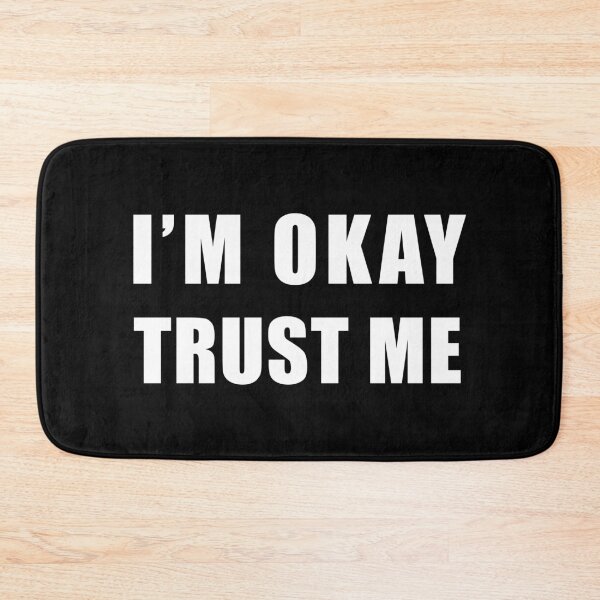 Item preview, I'm Not Okay Trust Me- Punk, Punk Rock, Band, Emo, Alt, Scene, Emo Kid, Screamo, Metal, Deathcore, Metalcore Essential T-Shirt designed and sold by LittleBitDarker.